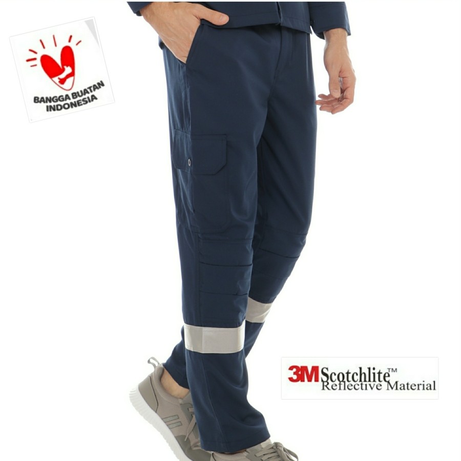 Celana Wearpack Kerja Teknisi K3 Safety with 3M Reflective Scotchlite ...
