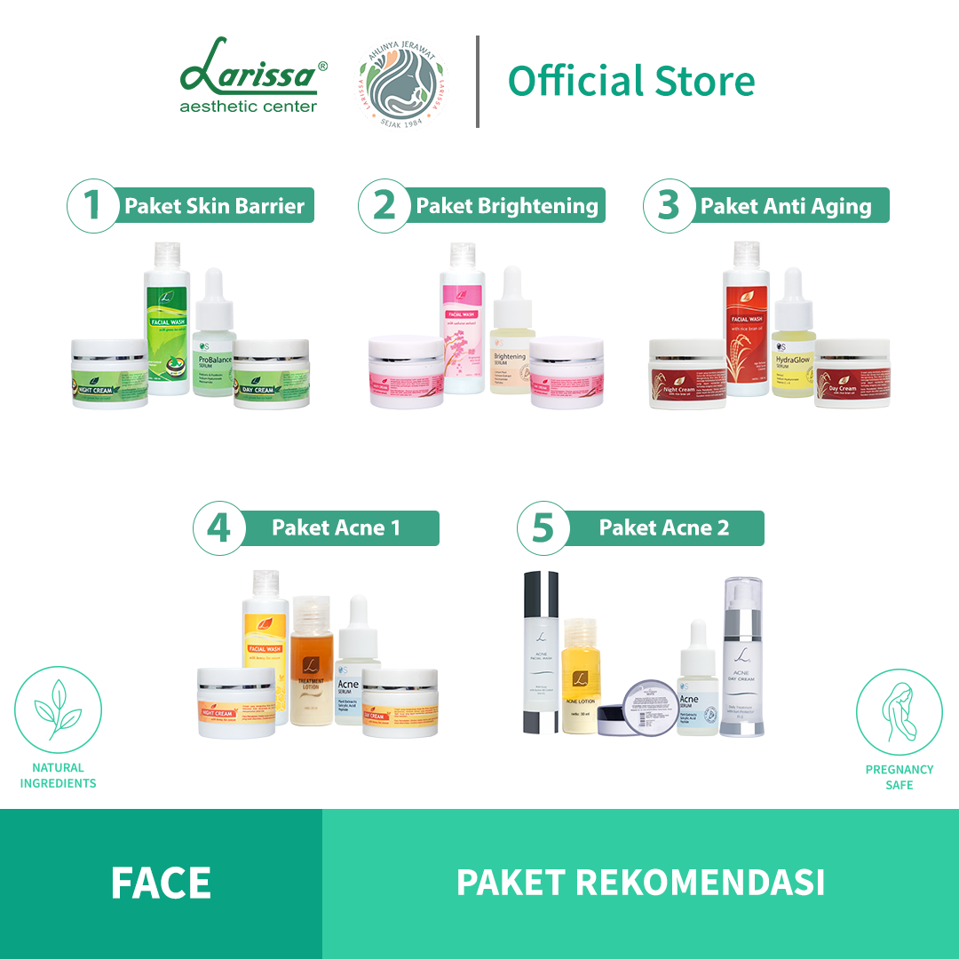 Harga Skincare Larissa Satu Paket