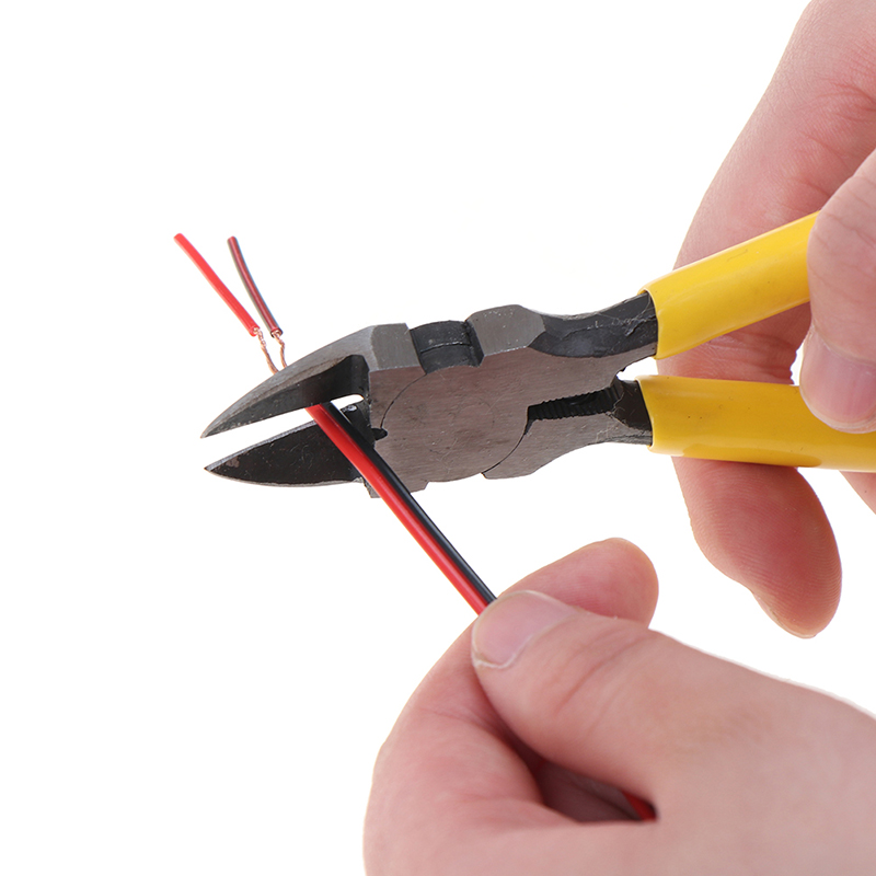HF 6" Flush Cut Side Cutters Plier Cutting Pliers PVC Handle Wire Cutter