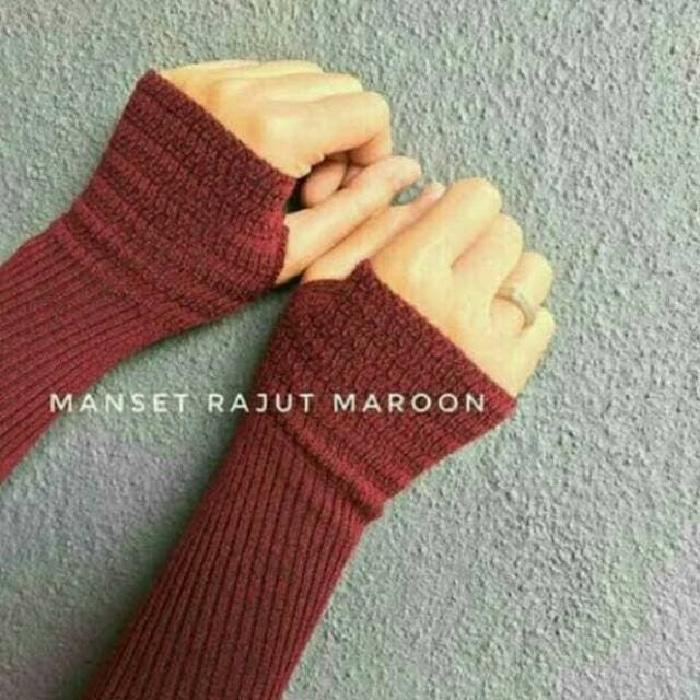 FO Handsock Jempol Manset Rajut Wanita Reguler TERMURAH Best Promo