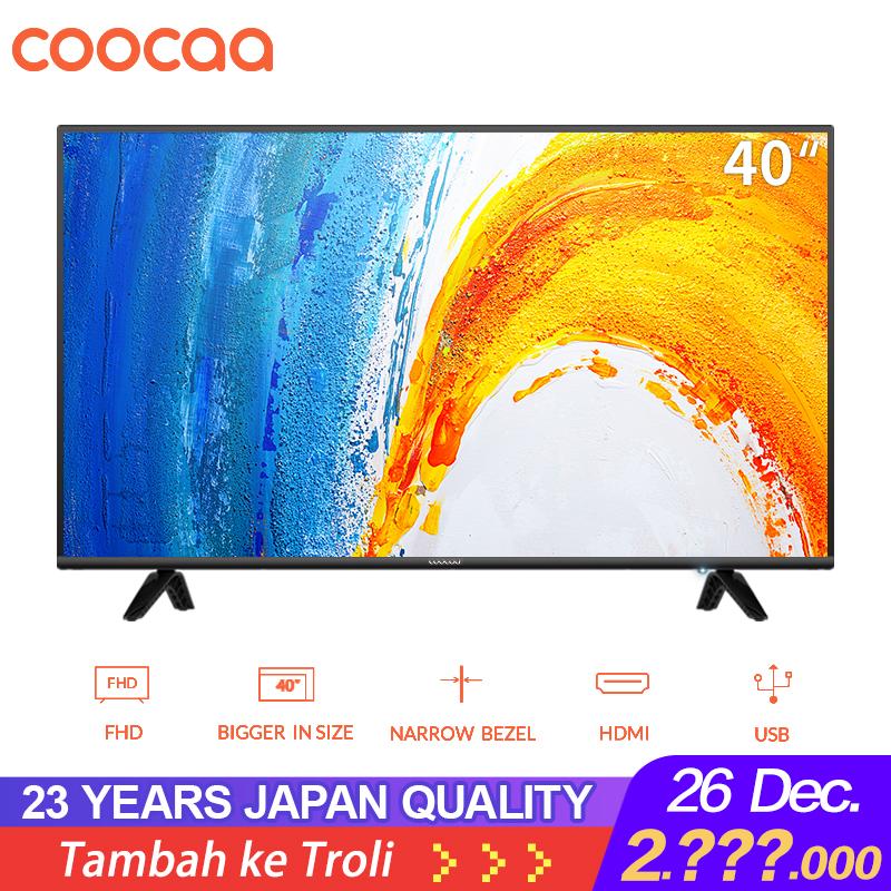 COOCAA LED TV 40 inch - Full HD Panel - Slim - USB/HDMI (Model : 40D3A) Flash sale