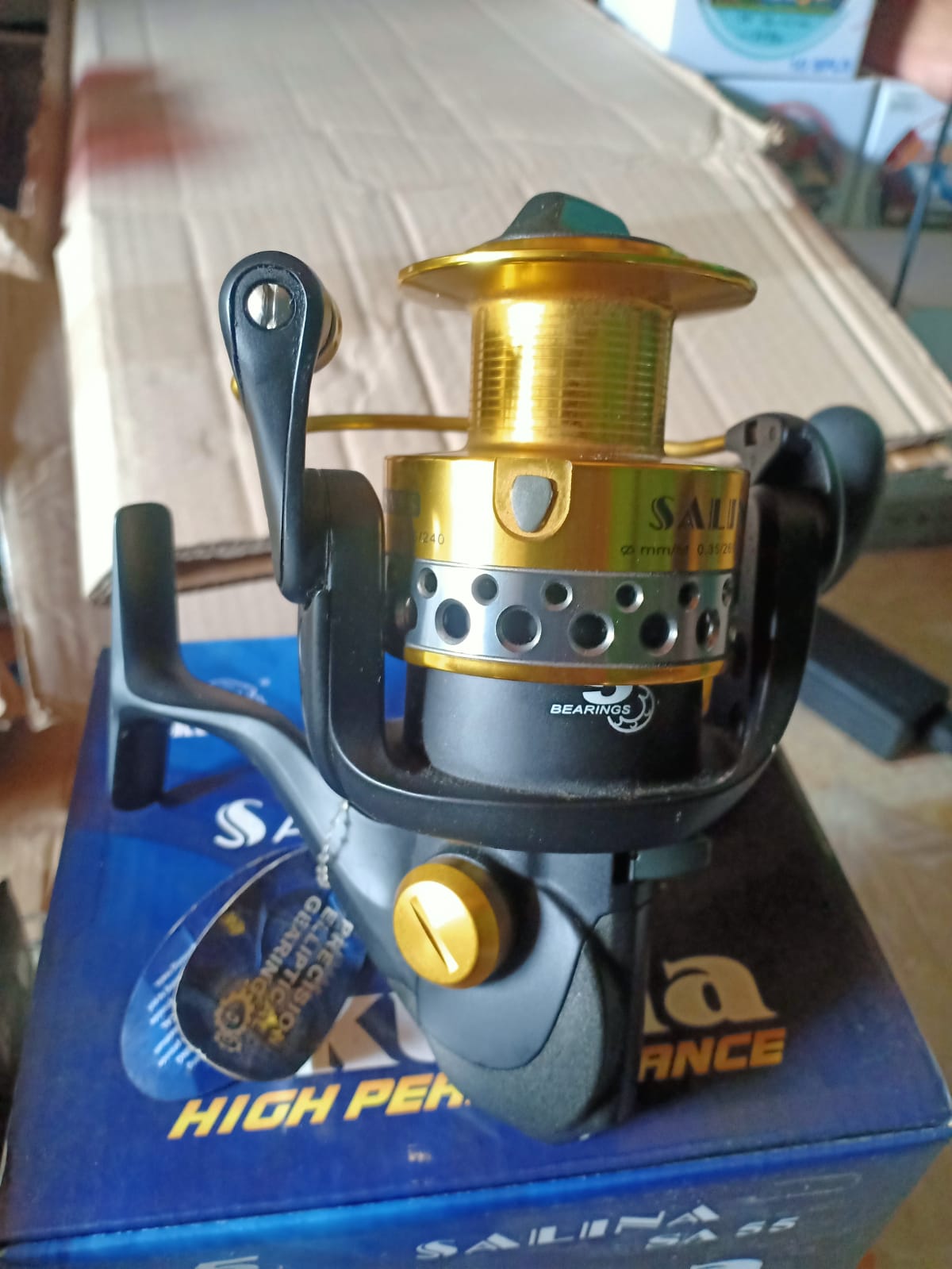 harga reel okuma salina sa 55 Reel Pancing Laut Okuma Salina SA55 Power Handle Alluminium Body - Lazada