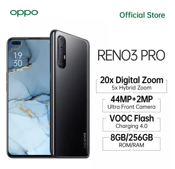 Oppo Reno 3 Pro Ram 8gb 256gb Garansi Resmi 1 Tahun Original Bisa Cod Lazada Indonesia