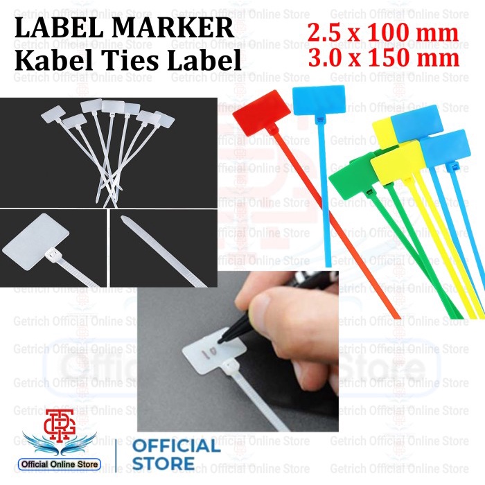 Kabel Cable Tis Ties Tie Label Maker Marker Name Tag Label Pengikat Lazada Indonesia