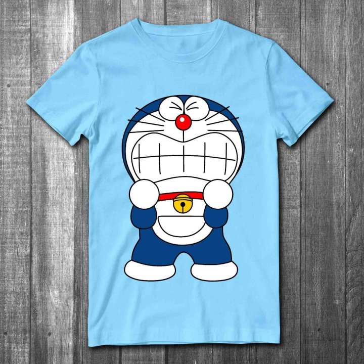 toko balonku K Doraemon gemes atasan kasual pria kaos