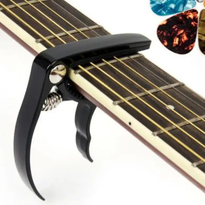 Capo Gitar Bahan Alloy Guitar Capo Bahan Bagus Capo Guitar Impor Free 2 Pick 4u Musick Style Lazada Indonesia