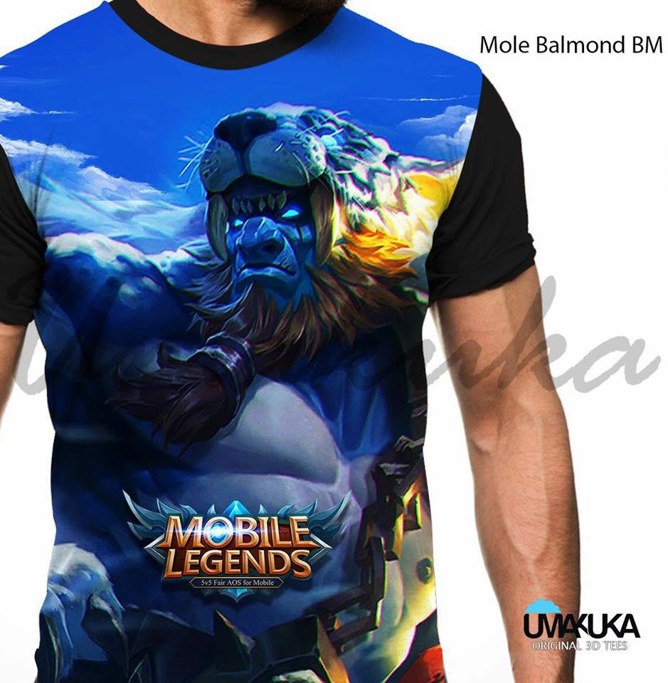 ML Balmond BM T Shirt Kaos Baju 3D Karakter Mobile Legends Full Print Lazada Indonesia