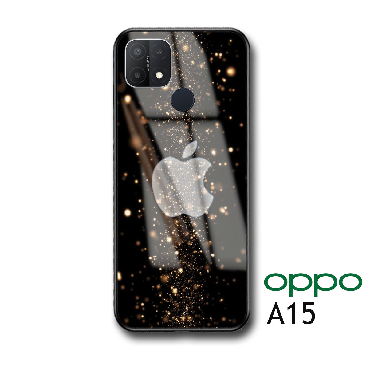 casing hp oppo a15 glitter air