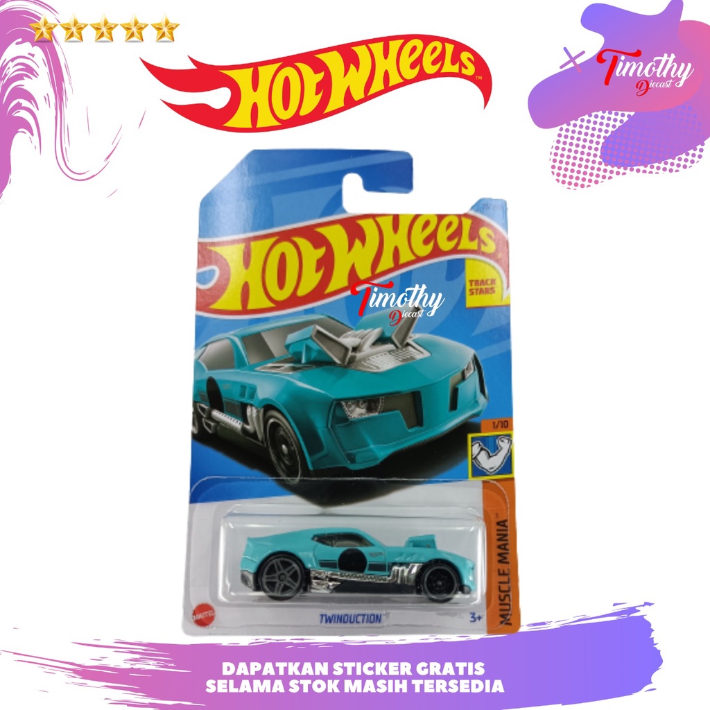 Hot Wheels Twinduction Hijau Tosca Track Stars Muscle Mania | Lazada ...