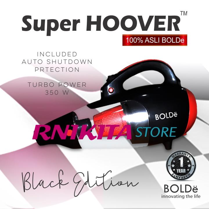 ERNIKITA Alat Sedot Debu Super Hoover BOLDe Black Color Edition - Cylone Vacuum Cleaner 2 in 1
