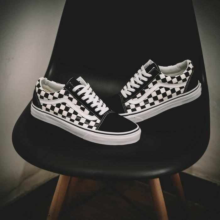 SEPATU VANS ORIGINAL OLDSKOOL PRIMARY CHECKERBOARD