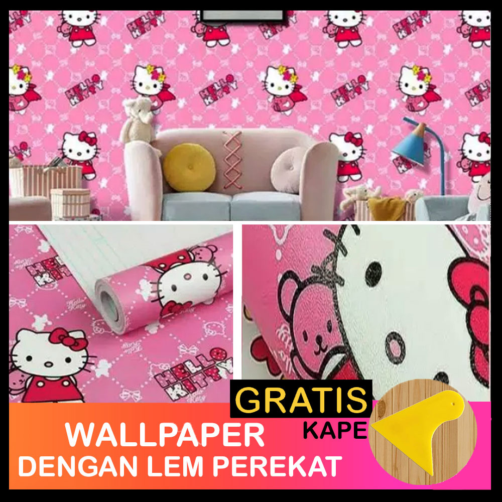 GRATIS KAPE / RUMAH KAMU / Wallpaper Stiker Dinding Motif Dan Walpaper