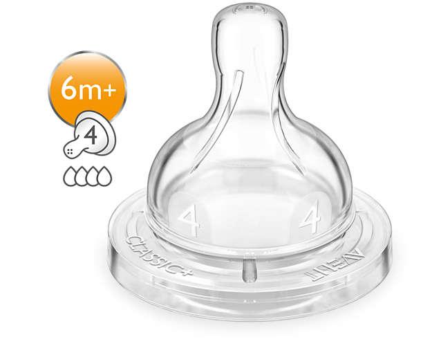 Philips Avent Dot Botol Susu Natural Classic+/Nipple Teat isi 2pc