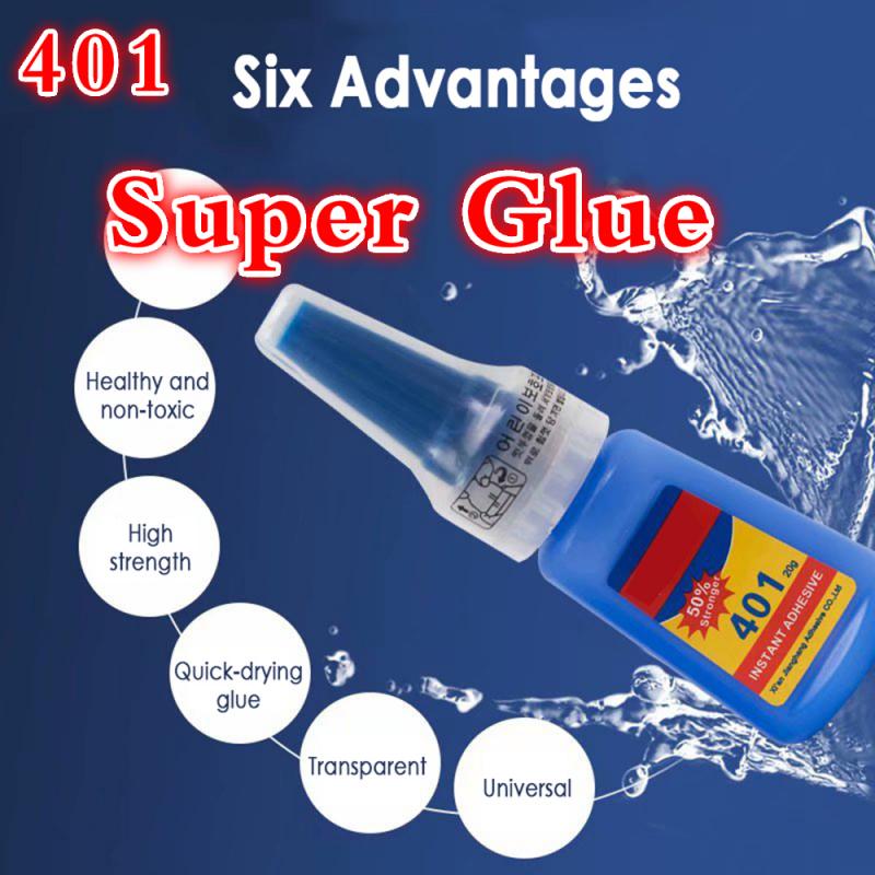 Deyln 1/3Pcs 401 Instant Fast Adhesive 20ML Bottle Stronger Super Glue