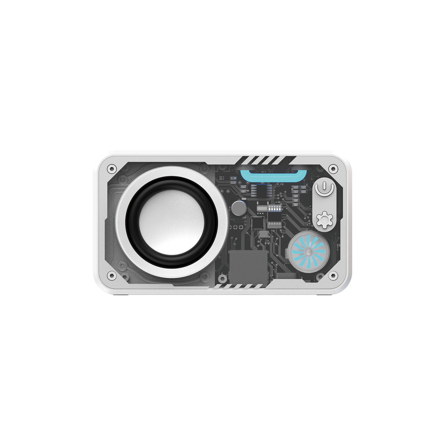 GOOJODOQ Wireless Bluetooth Speaker Jam Alarm Clock Super Bass