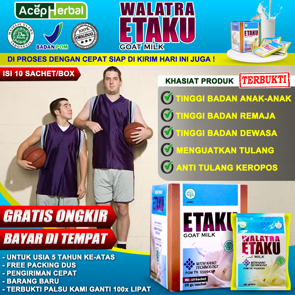 Susu Peninggi Badan Umur 15 16 17 18 19 Tahun Peninggi Badan Remaja Penambah Tinggi Badan Anak Penambah Tinggi Badan Pria Wanita Obat Peninggi Badan Alami Dengan Susu Kambing Etawa Susu Etaku Asli Original Lazada Indonesia