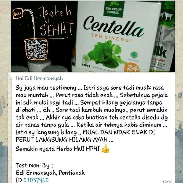 Centella Tea HNI Ori BPOM | Lazada Indonesia