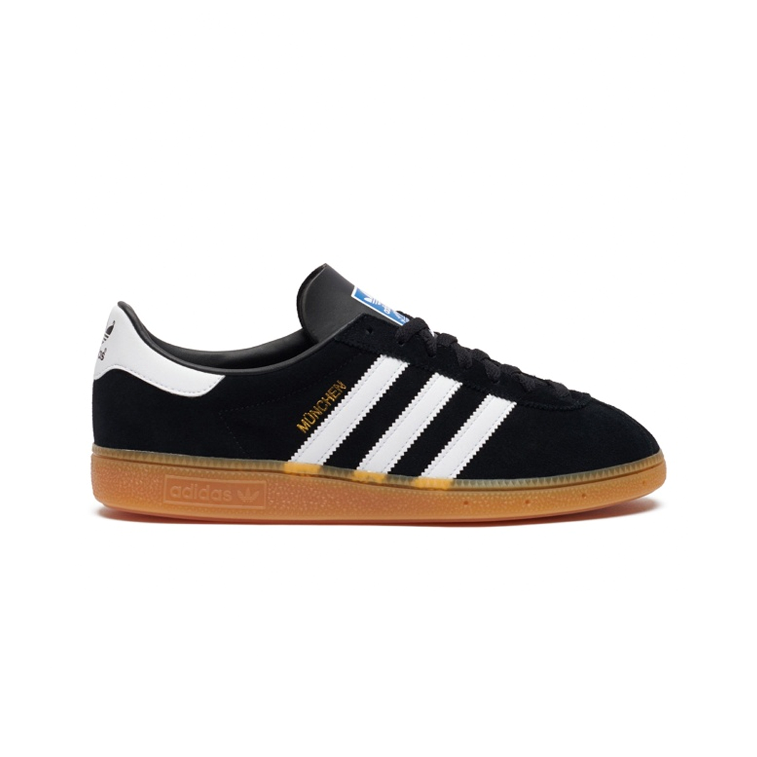 Adidas Munchen Black Gum Sepatu Unisex Adidas Munchen Sepatu Suede