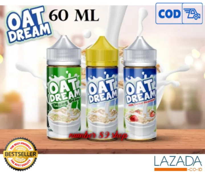 Liquid Terbaik Oat Dream For Pod And Vape Non Nic Ukuran 60 Ml