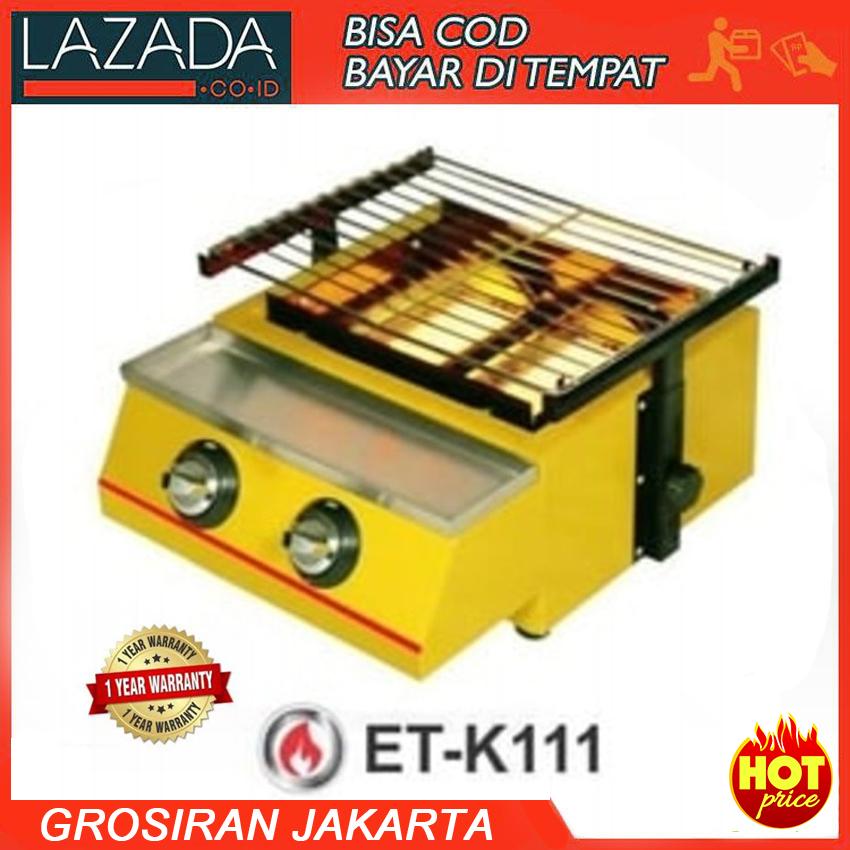 Kompor Mesin Pemanggang Sosis - Roaster 2 Burner ET-K111-Gas-Original