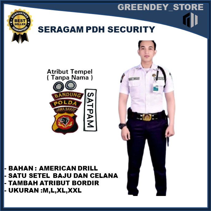 C 9 Tactical Gear Seragam Setelan Pdh Security Keamanan Satpam Atribut Murah Bandung Lazada Indonesia