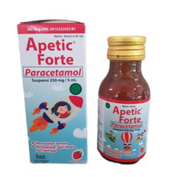 Apetic Forte Paracetamol 250 mg/5 ml Syrup 60 ml | Lazada Indonesia