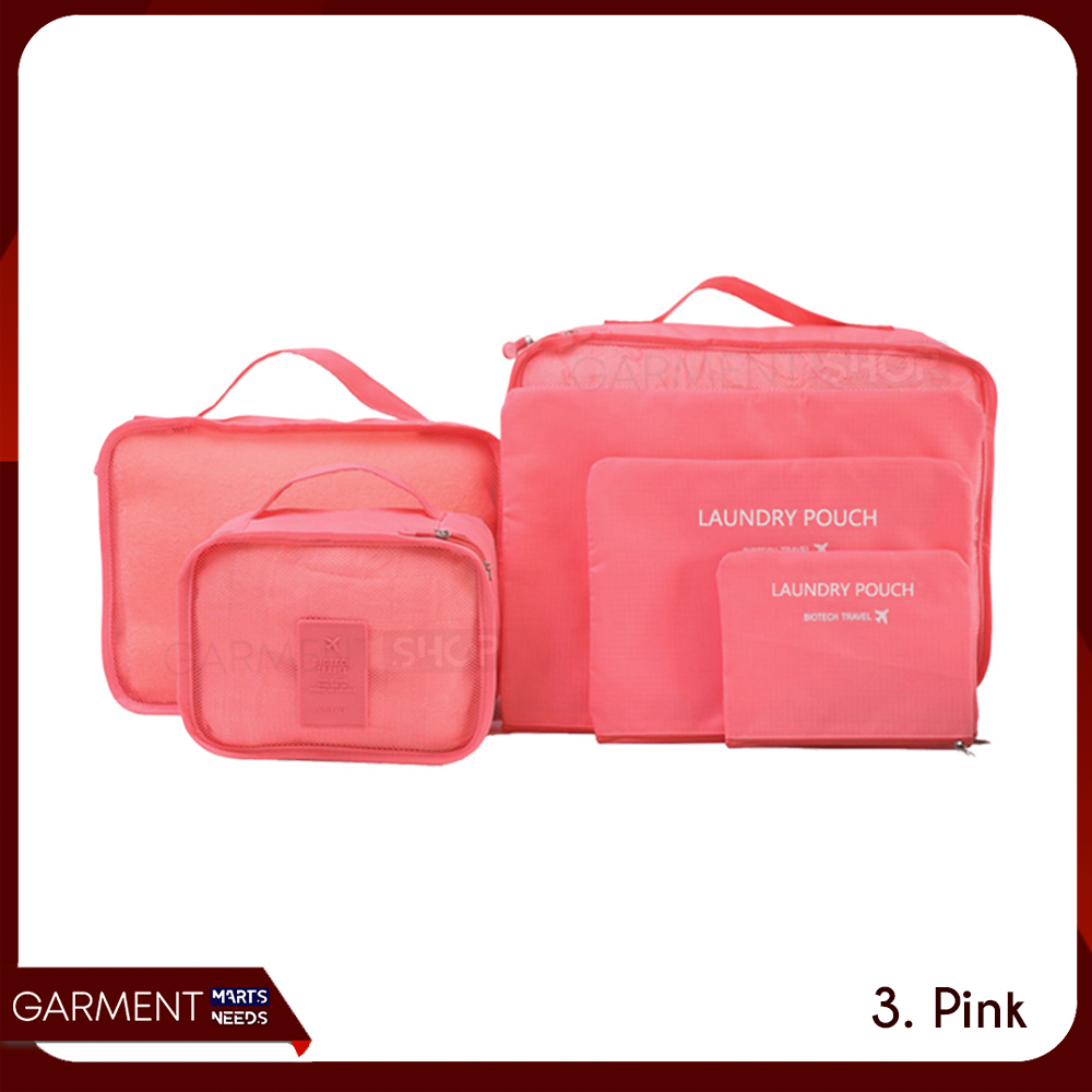 Travel Bag in Luggage Storage Set Organizer Tas Koper Travel