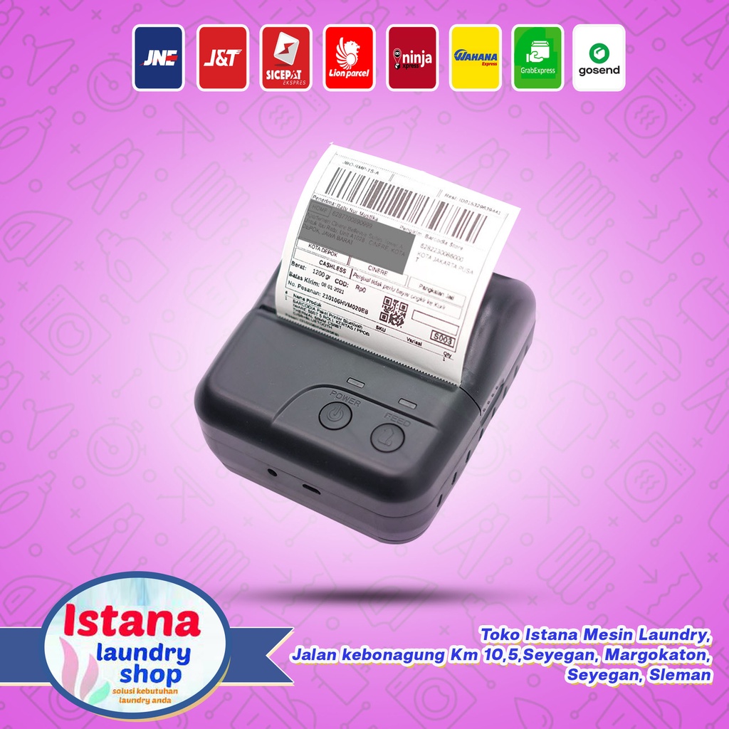 Printer Thermal Bluetooth Iware 80MPO Lazada Indonesia