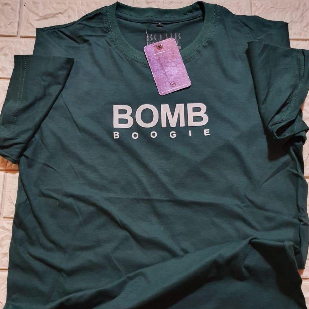 SidikShop - T-SHIRT PREMIUM BombBoogie UNISEX BAJU DISTRO KEKINIAN MODERN TERBARU TERMURAH