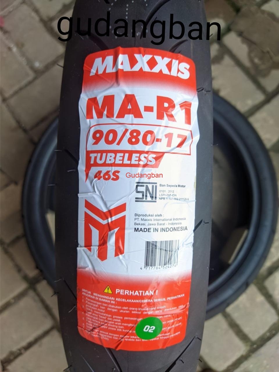 ( SPECIAL PROMO ) Maxxis MA-R1 90 80 17 Soft Compound Tubeless Balap ...