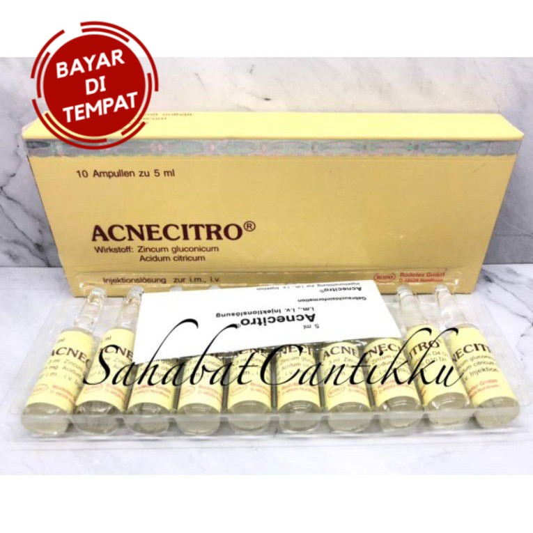 Acne Citro Zinc Obat Suntik Acne Injeksi Jerawat Lazada Indonesia