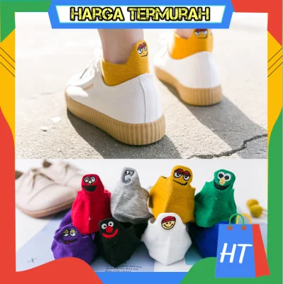 Harga Termurah - Kaos Kaki Emoticon Wanita Semata Kaki / Kaos Kaki Ankle Cute / Socks / Sepatu