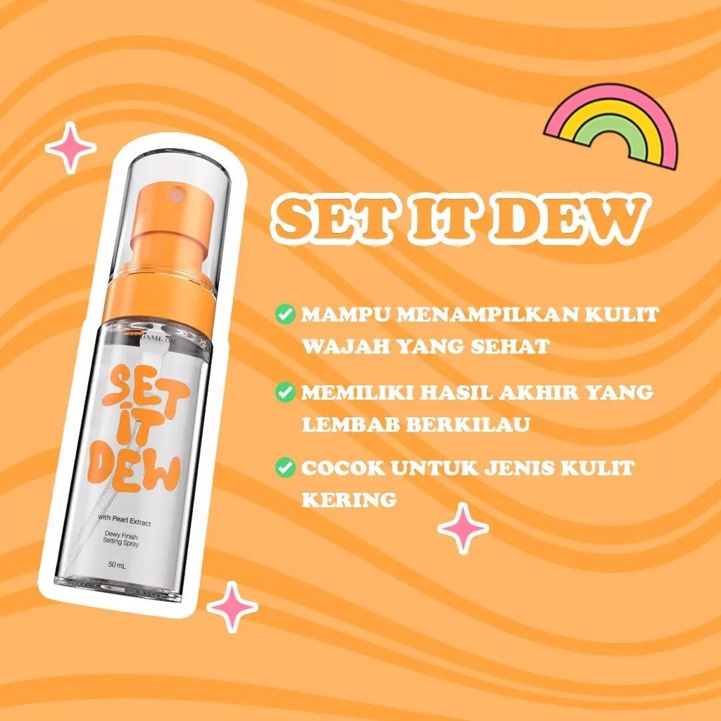 MADAME GIE SET IN DEW SET IT MATTE SETTING FACE MIST SPRAY FINNISHING