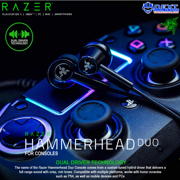 Headset Gaming Razer Hammerhead Pro V2 V1 Earphone Gaming Razer