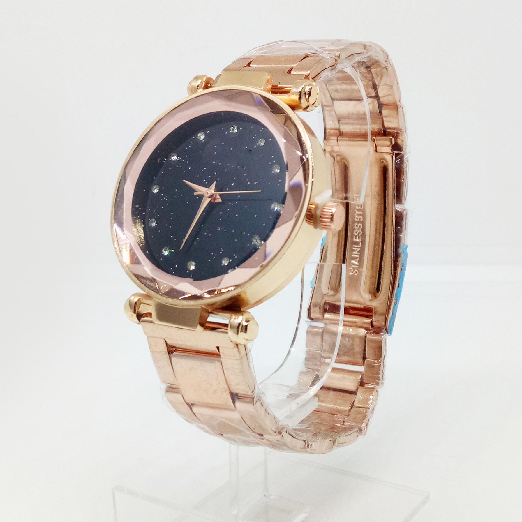 Jam tangan fashion wanita rantai Free Battery DR