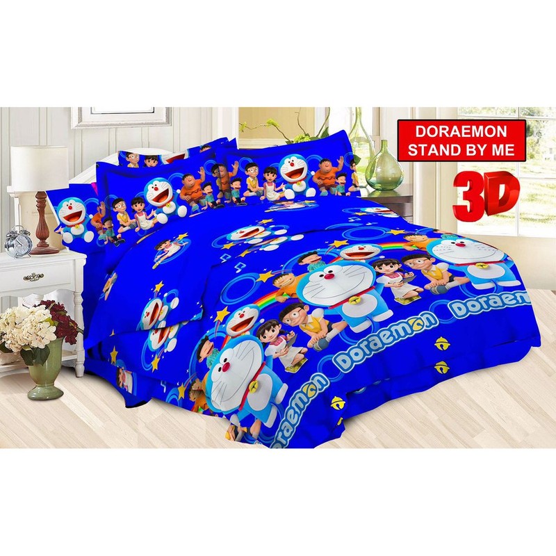 Sprei Bonita Single Size Motif Doraemon Stand By Me 120x200 Ukuran Nomor 3 Lazada Indonesia 