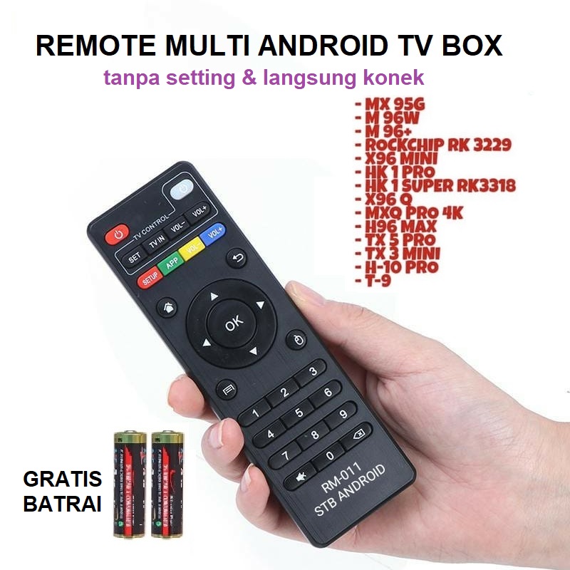 COD]- Tanpa Setting Gratis Baterai Remot Remote Control untuk