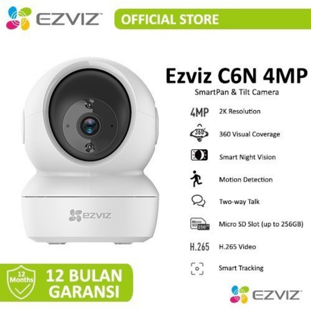 4mp Ezviz C6n Pan Ezviz C6N Smart Wifi Pan Tilt Camera 4MP Kamera