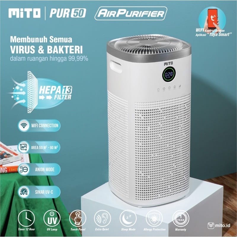 Mito Air Purifier Pur 50 Lazada Indonesia