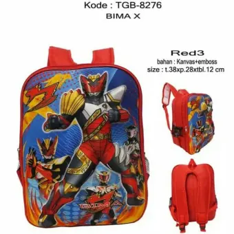 Update Tas Ransel Backpack Anak Karakter Bima X Tgb 8276 Merah Trendi