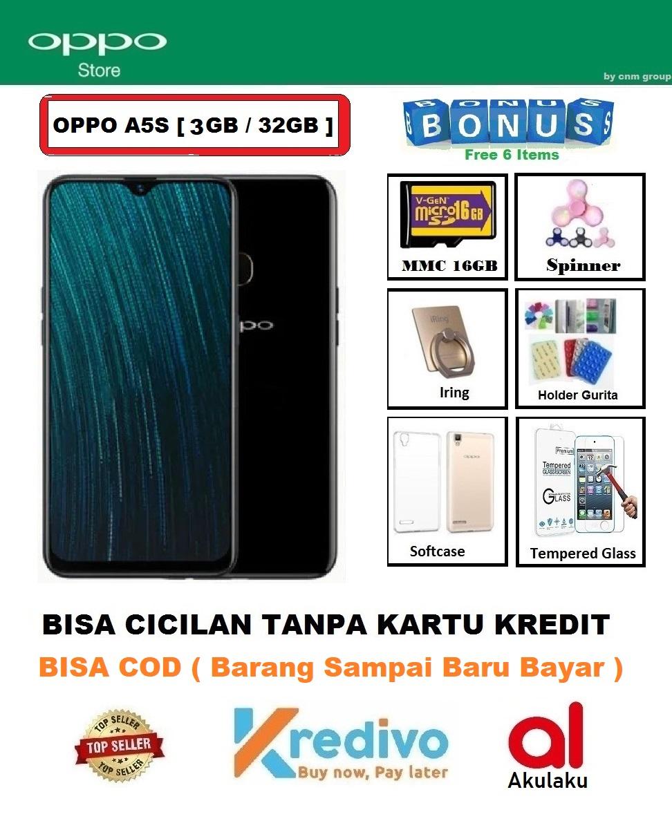 Oppo A5S Ram 3GB/32GB - Bisa Cicilan Tanpa Kartu Kredit + Paket 6 Acc ( Original, Garansi Resmi 1 Tahun, Bisa COD )