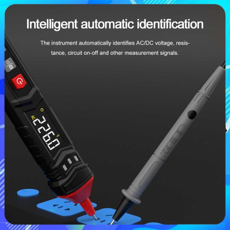 Digital Multimeter Voltage Tester Pen LCD Screen 4000 Count KKMOON HT121 / Obeng tespen