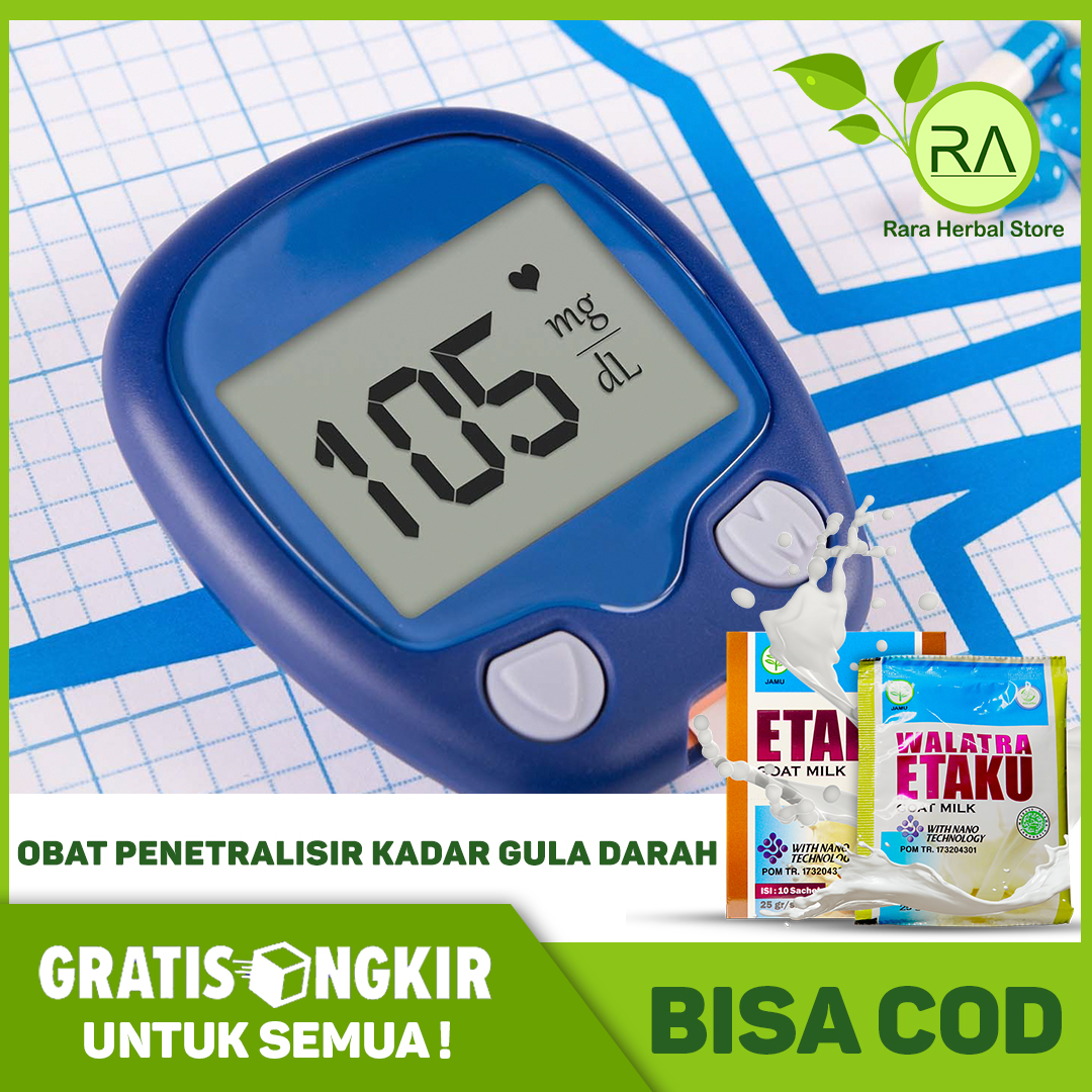 Obat Penetralisir Kadar Gula Darah Obat Gula Darah Rendah Obat Gula Darah Tinggi Solusi Obat Menurunkan Kadar Gula Darah Tinggi Susu Kambing Etaku Lazada Indonesia