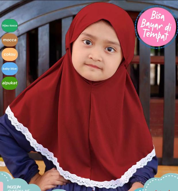 Featured image of post Kerudung Bergo Renda Anak