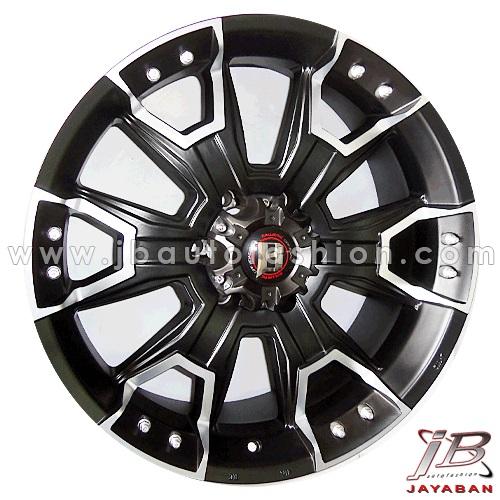 Velg racing ring 20 inch Balistic Havoc H6 mobil Pajero, LC, Fortuner