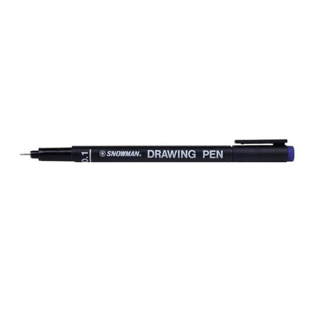 Drawing Pen Snowman Tip 0.1 Pena Gambar Tinta Hitam Harga Per Pcs