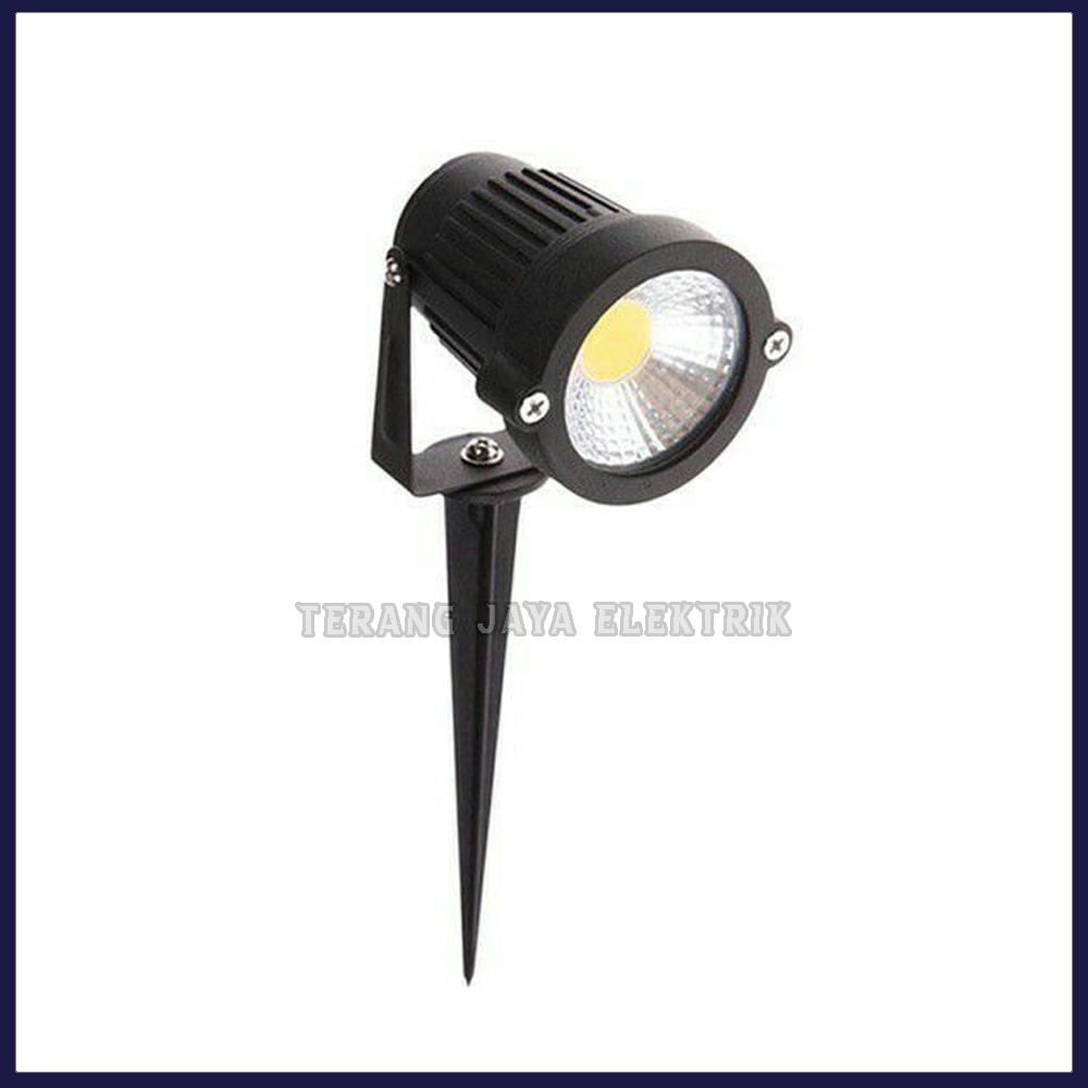 Lampu Sorot Led Lampu Taman Tancap Piring Cob 5 Watt White Hilios Lazada Indonesia
