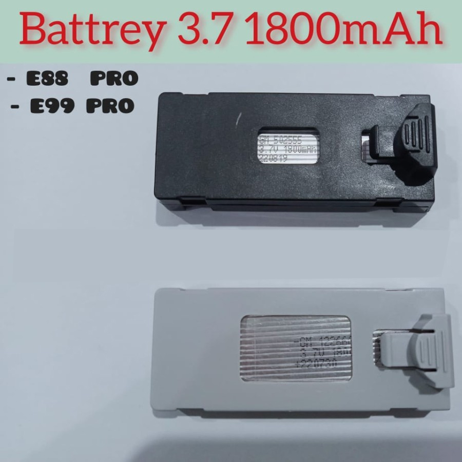 Battery Original Batre Lipo Drone E88 E99 1800mAh 3.7V | Lazada Indonesia