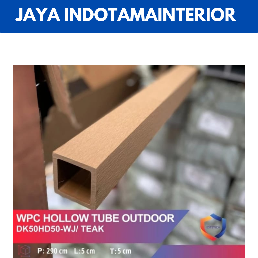 Panel Kisi Partisi Sekat WPC Hollow - Teak | Lazada Indonesia