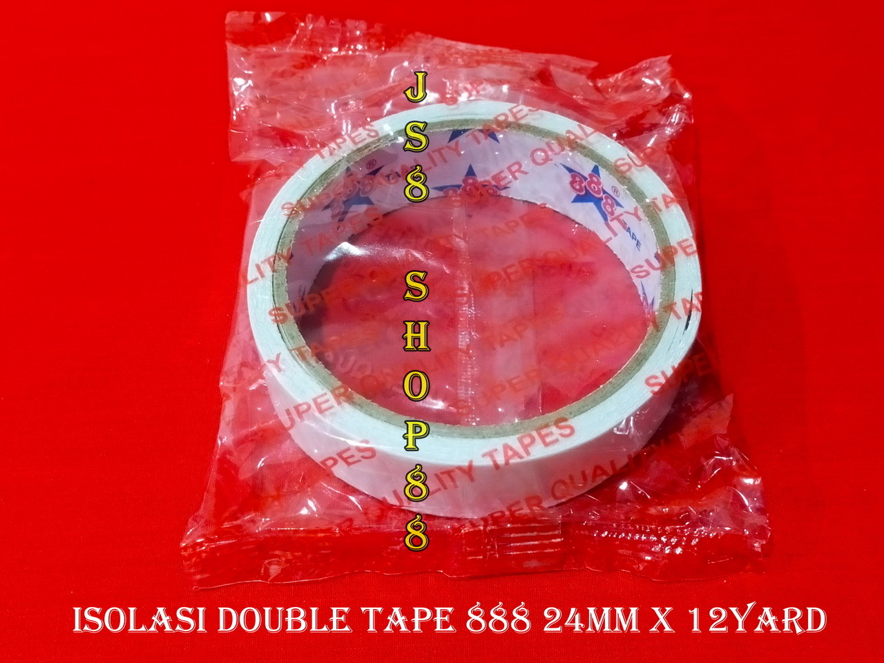 Isolasi Double Tape Putih Mm Yard Hoki Tape Double Tape Tisue Mm Yard Hoki